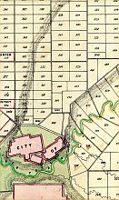 Map Of Adelaide c1849