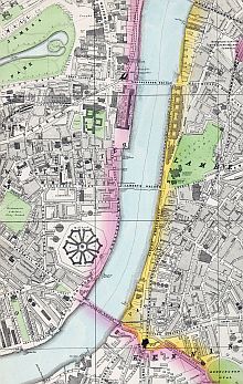 Preview of Bacon's Large Scale Ordnance Survey Of London And Suburbs c1880