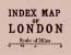 Index Map Of London