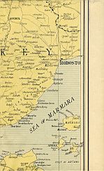 Map Of Turkey, Showing Airobol & The Sea Of Marmara