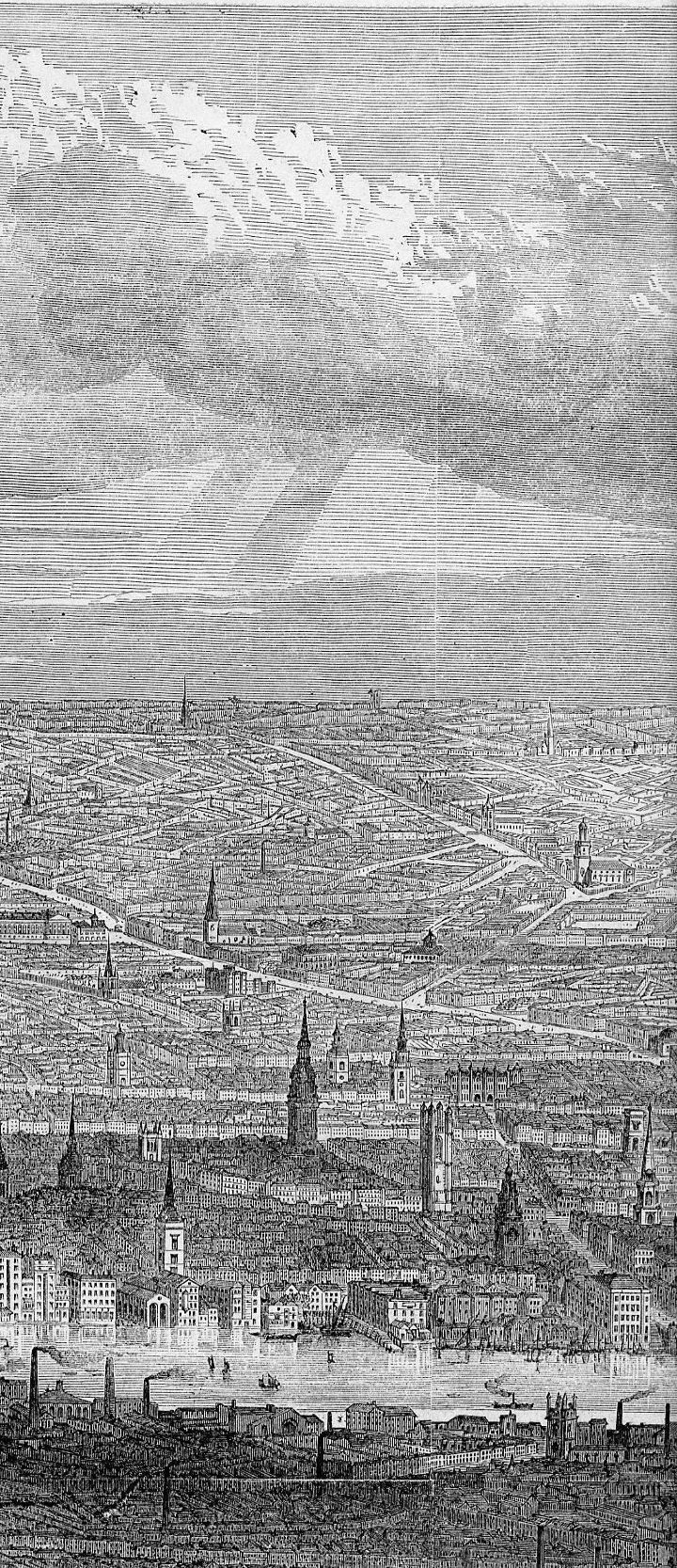 London From The South Side Of The Thames