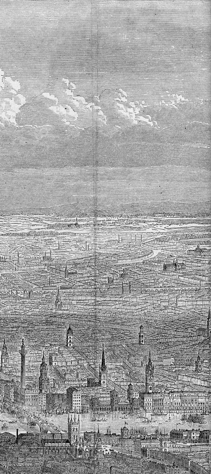 London From The South Side Of The Thames