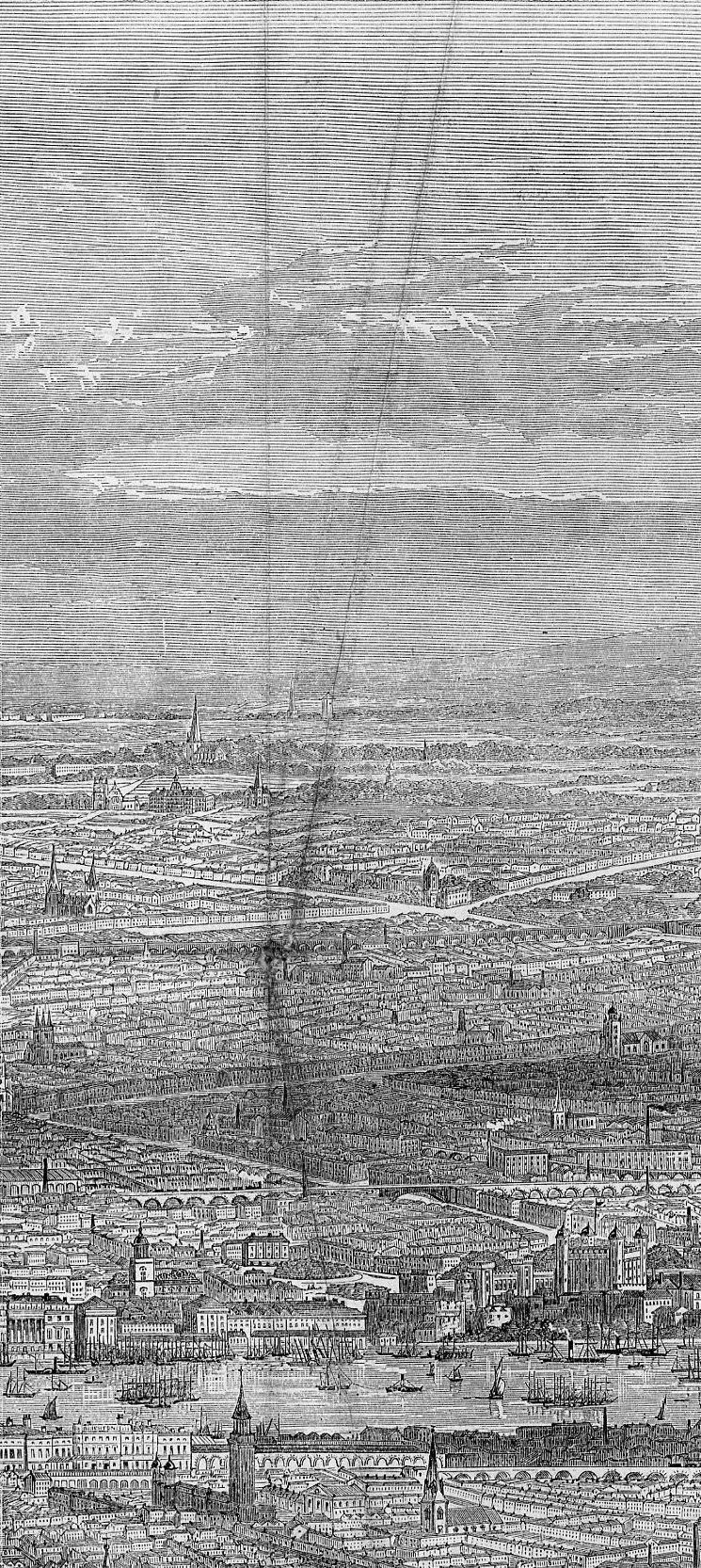 London From The South Side Of The Thames