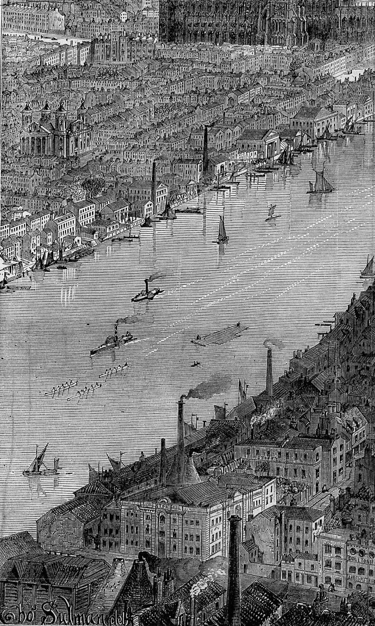 London From The South Side Of The Thames