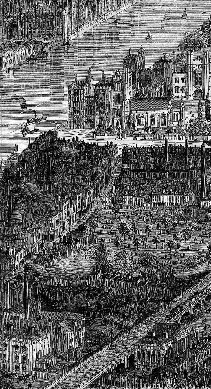London From The South Side Of The Thames