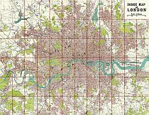 Bartholomew's Handy Reference Atlas Of London And Suburbs 1908