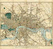 Cary's New Plan Of London And Its Vicinity 1837 Cary's New Plan Of London And Its Vicinity 1837