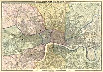 Cross's New Plan Of London 1861 Cross's New Plan Of London 1861