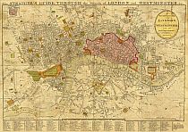 Darton's New And Correct Plan Of London And Westminster 1814 Darton's New And Correct Plan Of London And Westminster 1814