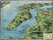 Daily Mail Map Of The Gallipoli Peninsula and The Narrows 1915 Daily Mail Map Of The Gallipoli Peninsula and The Narrows 1915