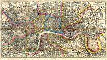 Map Of London 1857 Map Of London 1857
