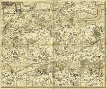 Faden's Map Of North West Kent 1789