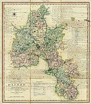 Smith's New Map Of The County Of Oxford 1801 Smith's New Map Of The County Of Oxford 1801