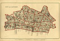 Stanford's School Board Map - City Of London Division 1877 Stanford's School Board Map - City Of London Division 1877