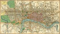 Smith's New Map Of London c1830 Smith's New Map Of London c1830