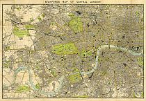 Stanford's Map Of Central London 1897