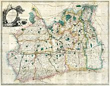 Map Of Surrey 1874