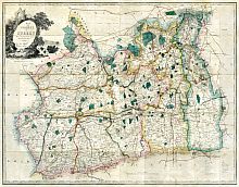 Map Of Surrey 1874 Map Of Surrey 1874