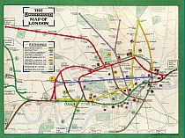 The Underground Map Of London 1911 The Underground Map Of London 1911