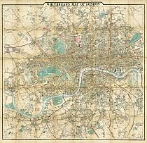 Whitbread's Map Of London 1865