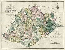 Map Of Windsor Forest And Its Vicinity 1856