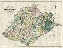 Map Of Windsor Forest And Its Vicinity 1856 Map Of Windsor Forest And Its Vicinity 1856