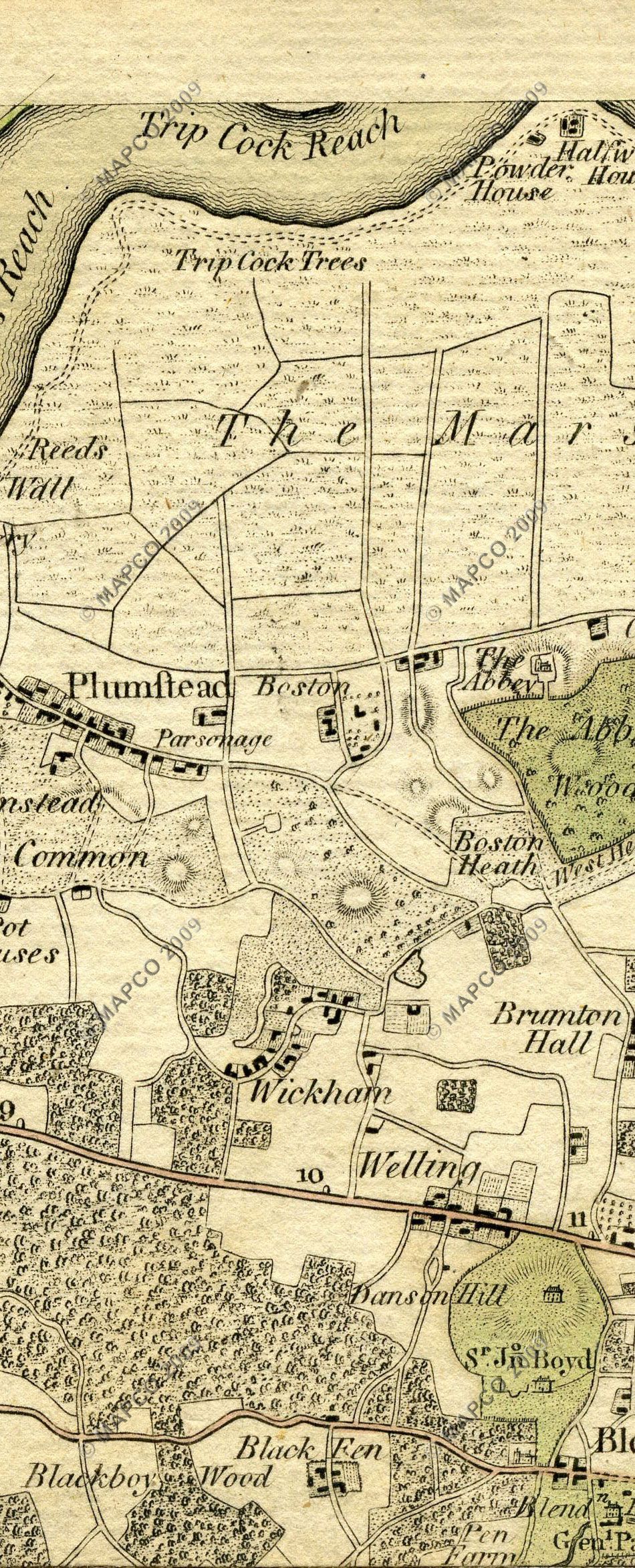 The Country Twenty-Five Miles Round London Planned From A Scale Of One Mile To An Inch By William Faden 1789.