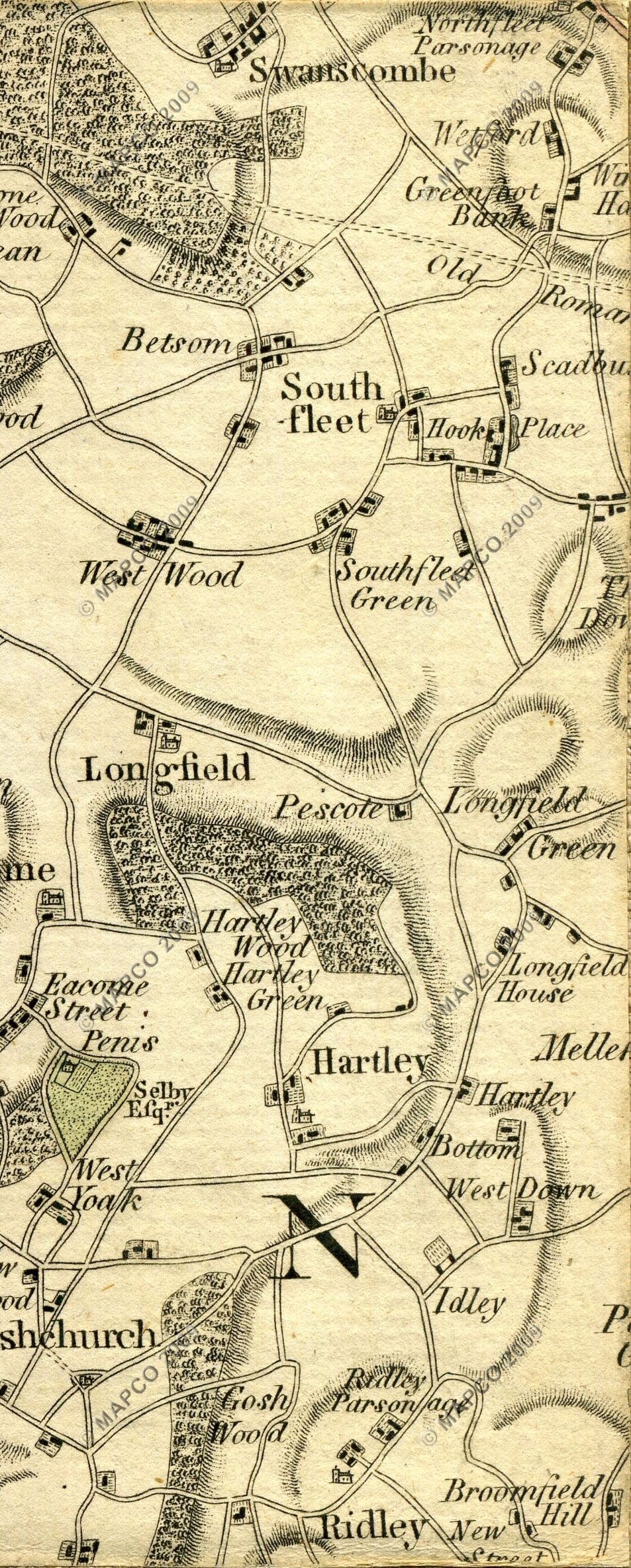 The Country Twenty-Five Miles Round London Planned From A Scale Of One Mile To An Inch By William Faden 1789.