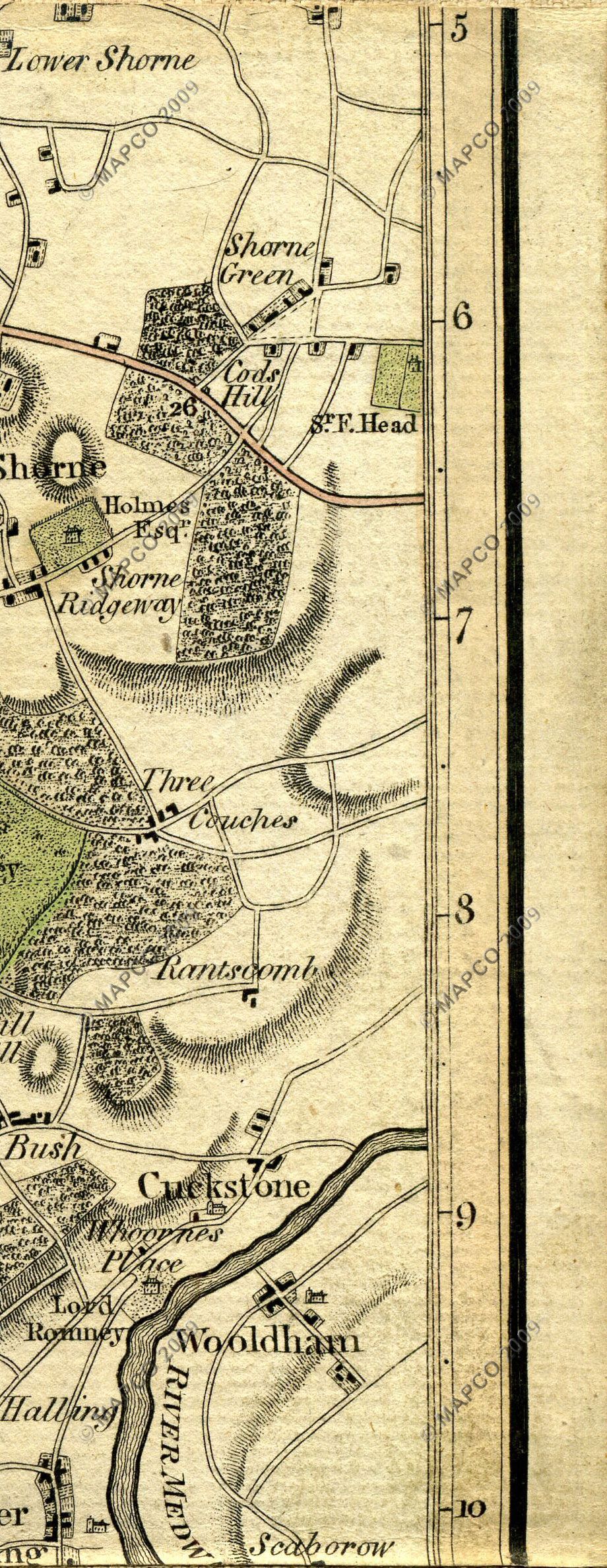 The Country Twenty-Five Miles Round London Planned From A Scale Of One Mile To An Inch By William Faden 1789.