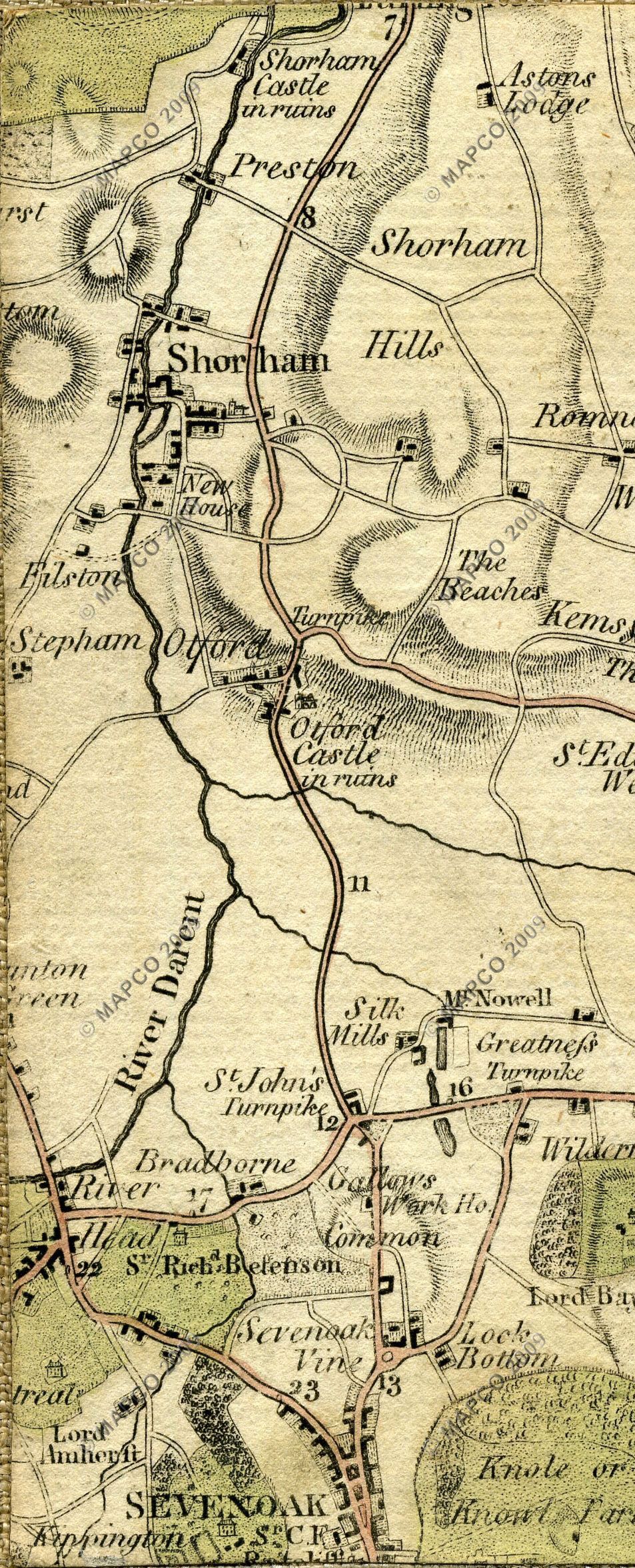 The Country Twenty-Five Miles Round London Planned From A Scale Of One Mile To An Inch By William Faden 1789.