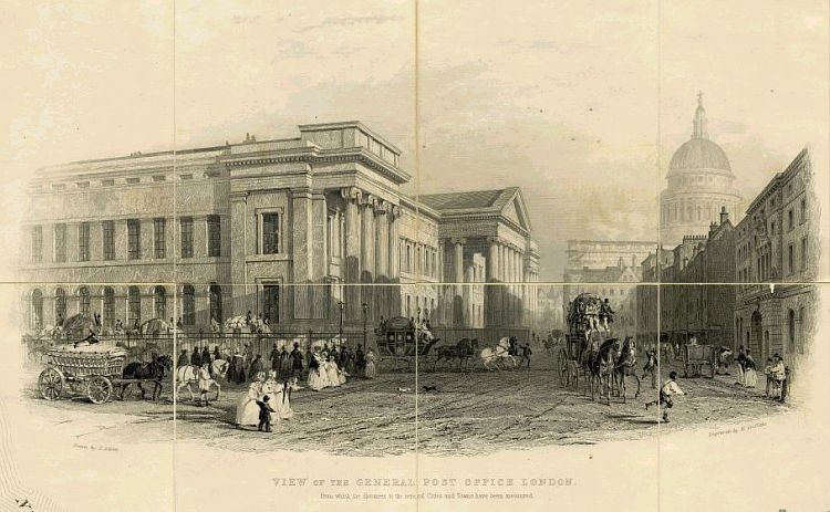 View Of The General Post Office, London