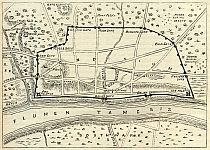 Plan of Roman London - Post AD190
