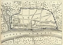 Plan of Roman London - Post AD190 Plan of Roman London - Post AD190