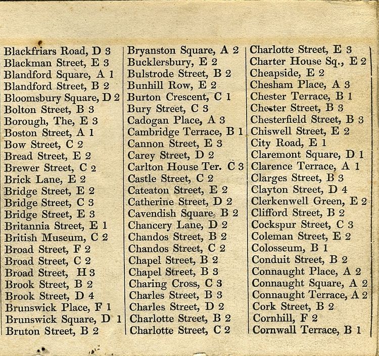 Mogg's Strangers Guide To London 1834