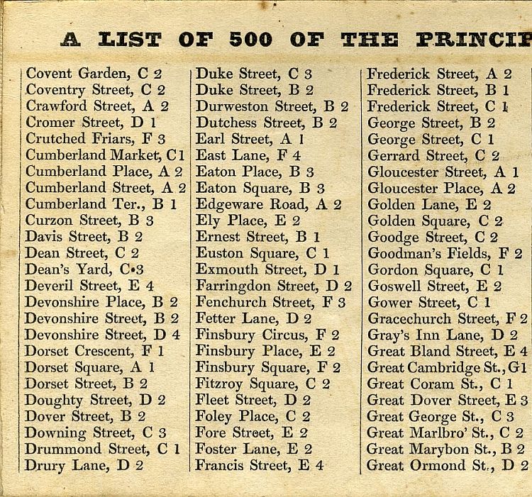 Mogg's Strangers Guide To London 1834