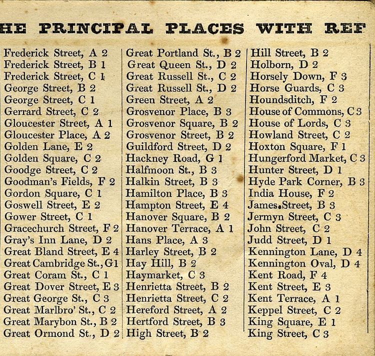 Mogg's Strangers Guide To London 1834