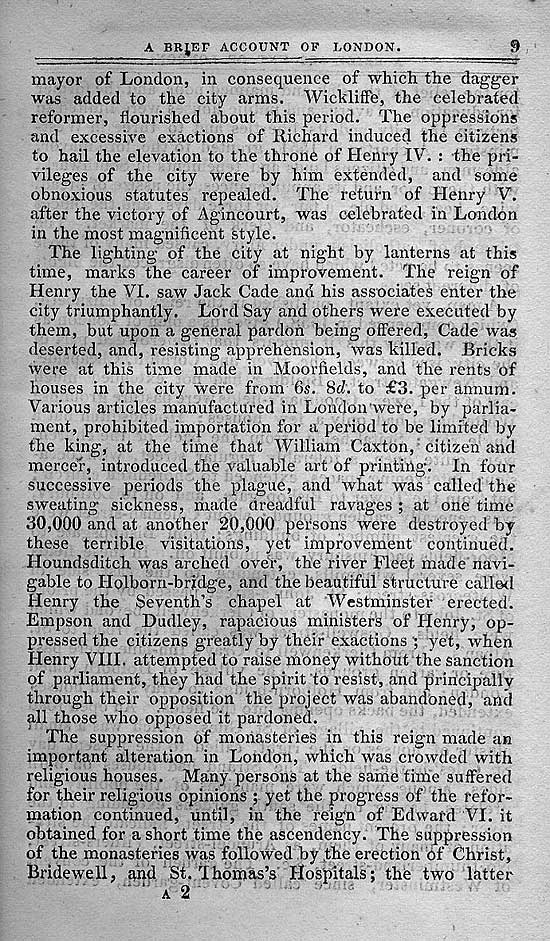 Pigot & Co.'s Metropolitan Guide & Book Of Reference c1820