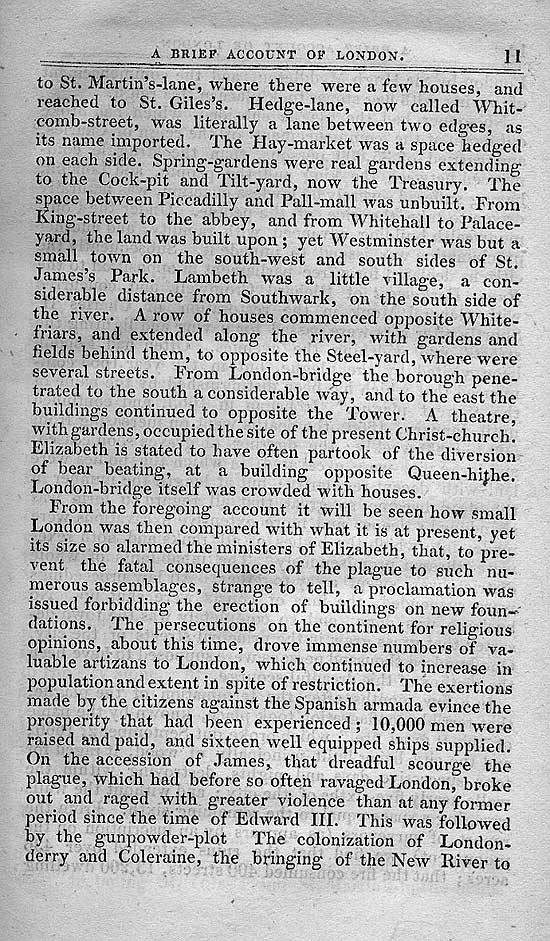 Pigot & Co.'s Metropolitan Guide & Book Of Reference c1820