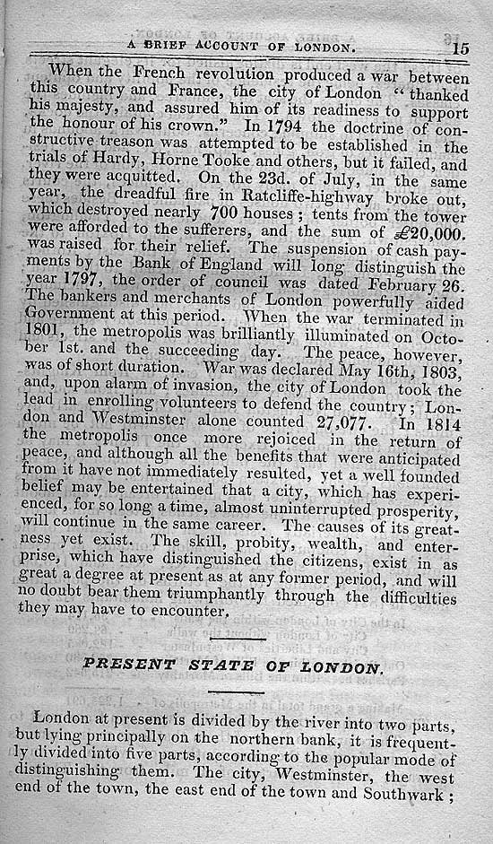 Pigot & Co.'s Metropolitan Guide & Book Of Reference c1820