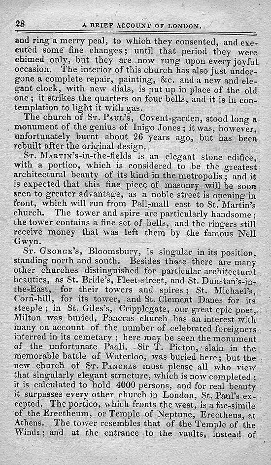Pigot & Co.'s Metropolitan Guide & Book Of Reference c1820