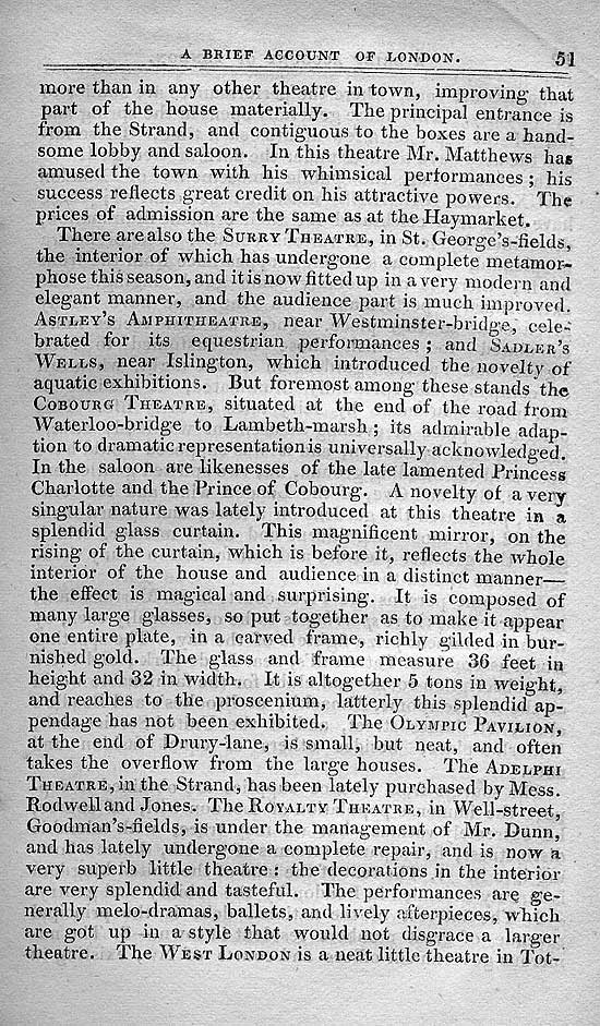 Pigot & Co.'s Metropolitan Guide & Book Of Reference c1820