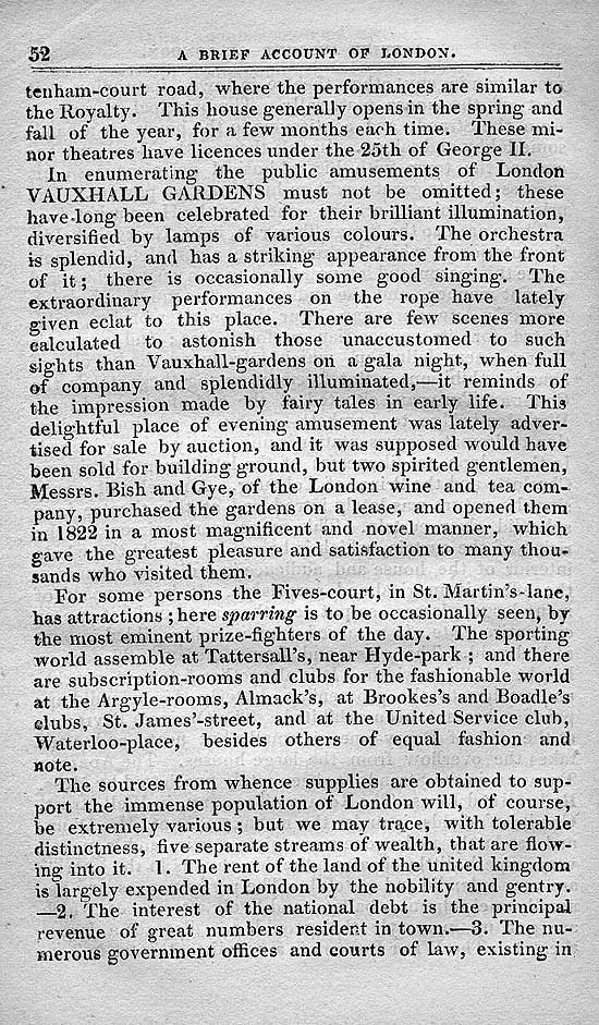 Pigot & Co.'s Metropolitan Guide & Book Of Reference c1820