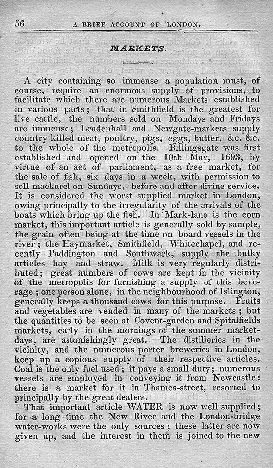 Pigot & Co.'s Metropolitan Guide & Book Of Reference c1820