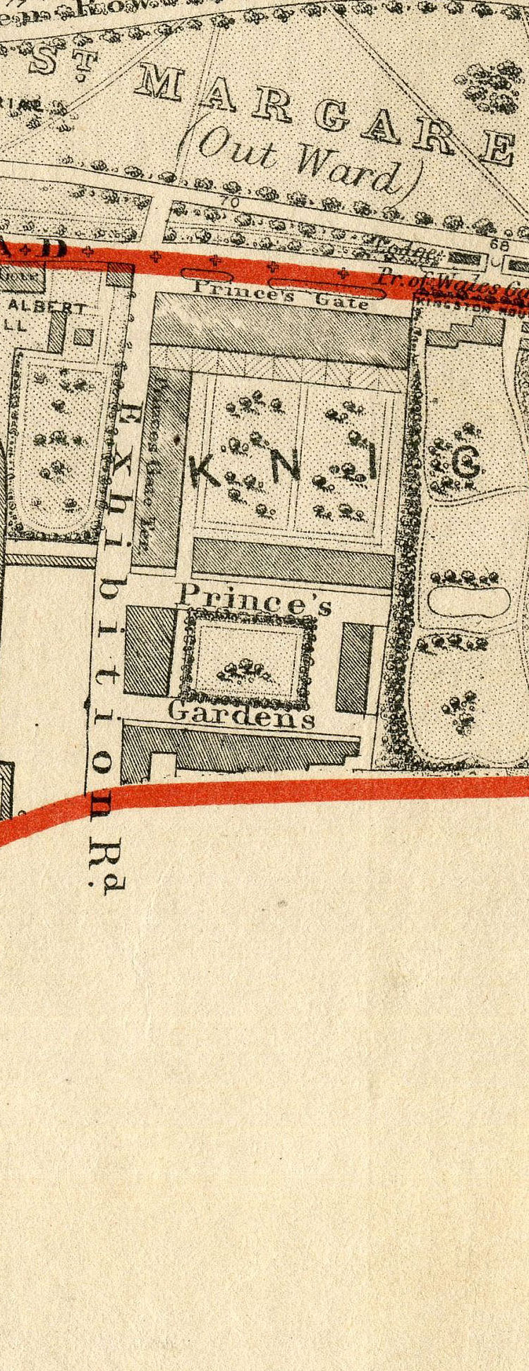Stanford's School Board Map - Westminster 1877