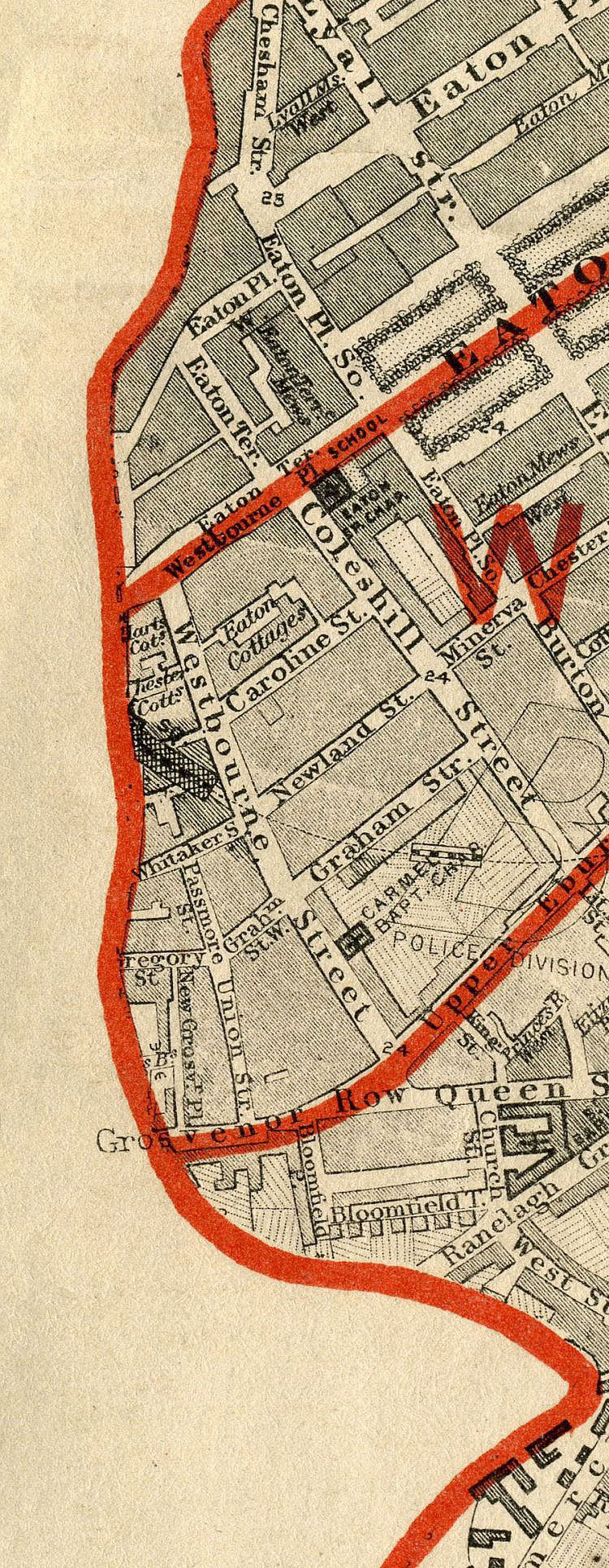 Stanford's School Board Map - Westminster 1877