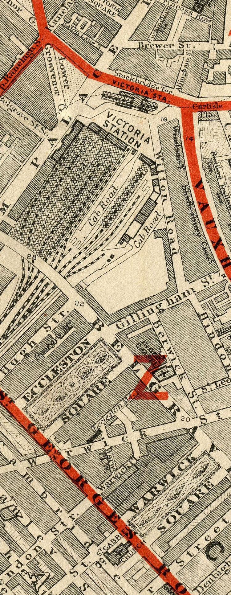 Stanford's School Board Map - Westminster 1877