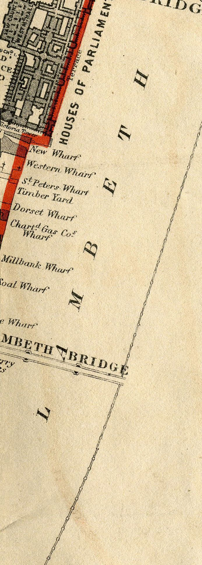 Stanford's School Board Map - Westminster 1877