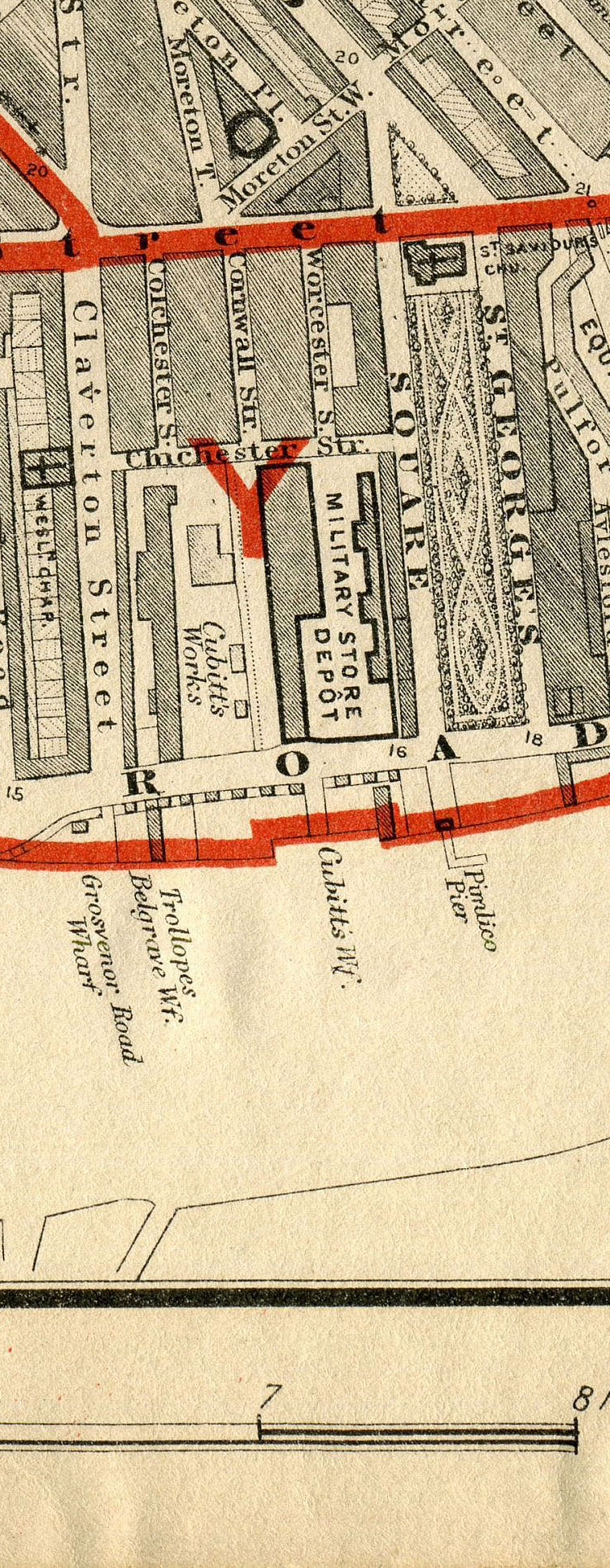 Stanford's School Board Map - Westminster 1877