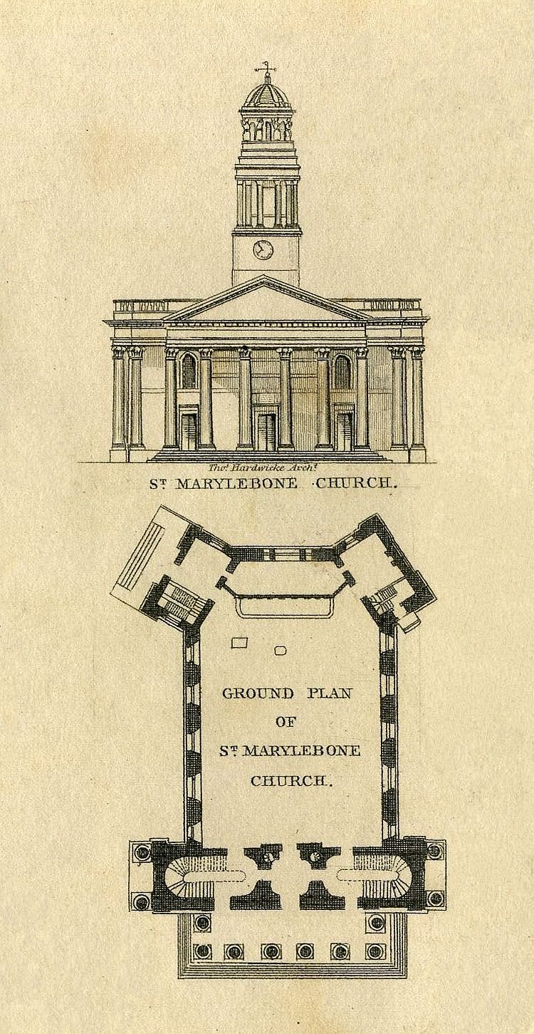 Plans & Elevations Of The Public Buildings In The Borough Of St. Marylebone