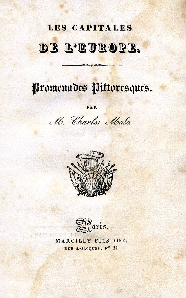 Parish of St. Marylebone - Paroisse de Ste. Mary-le-Bone 1829